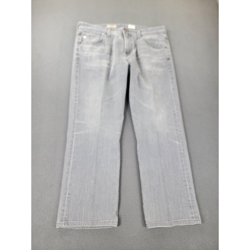 AG Adriano Goldschmied Jeans Mens 36x28 Gray The Protege Straight Leg Made USA